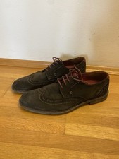 Lloyd Herren Schnürschuhe Gr 10 Gr. 44,5 Velour Wildleder Braun Derby Budapester