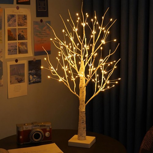60cm led zweig - led, birke