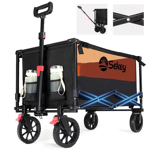 Bollerwagen faltbar mit groß - bollerwagen,