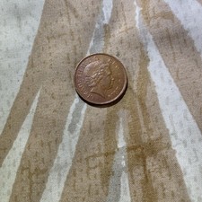Seltener One Penny Fehldruck