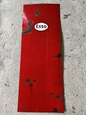ESSO Schild Metall Reklame Werbung Vintage alt selten Emaille