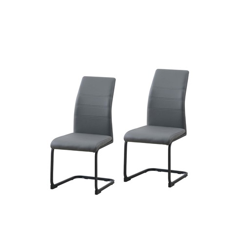 Schwingstuhl sallyp grau - schwingstuhl, pu