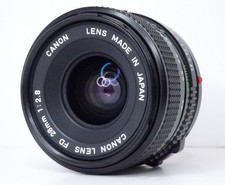 Canon 28mm F2.8 FD, Vintage Prime Weitwinkel Manueller Fokus Objektiv 