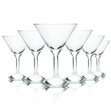 6x Absolut Glas 0,16l Martini Schale Gläser Aperitif Vodka Gastro Longdrink Bar