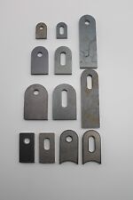 Anschweißlasche mit Lochung Stahl roh -Metall Halter Eisen Loch Halter Lasche FE