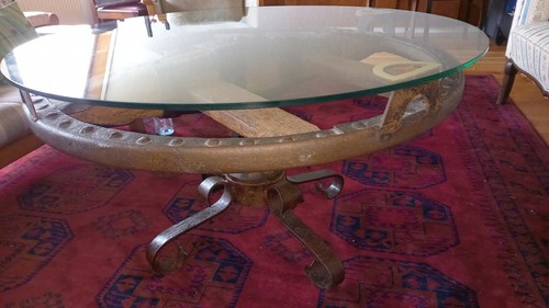 Tisch alt original - tisch, wagenrad