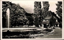 Bad Kreuznach Rheinland-Pfalz Rheinhessen AK ~1940 Roseninsel Kurpark Parkanlage