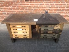 1x Werkzeugschrank Schubladenschrank mit 10 Auszügen ex BW Bundeswehr (PA4)