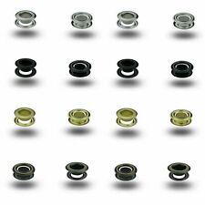 Ösen rostfrei Messing ab 10 bis 28mm Nieten Metallösen f. Leder Stoff Textil T-1