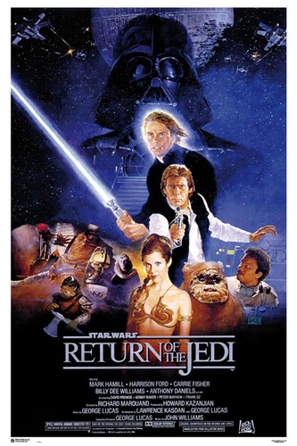 Poster star wars die rückkehr - die,