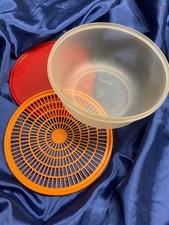 Tupperware Clarissa mit Deckel und Siebdeckel Salatschüssel 4 l TOP