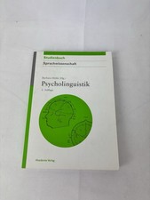 Psycholinguistik Studienbuch – Sprachwissenschaft Barbara Höhle Taschenbuch
