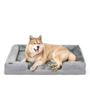 B-Ware: lionto orthopädisches Hundebett mit erhöhtem Rand, 122x89x10 cm