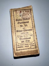 Kriegs-Diorama Glas Dias