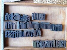 Plakatschrift Lettern Holz Buchstaben Druckbuchstaben Schriftsatz