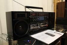 SANYO C35 RADIO CASSETTE RECORDER EQUALIZER GHETTOBLASTER + BLUETOOTH *GEWARTET*