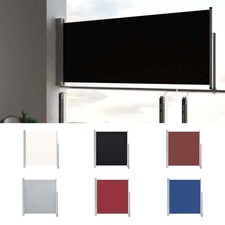 Seitenmarkise Ausziehbar Sichtschutz Windschutz Markise mehrere Auswahl vidaXL