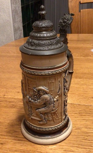 Antiker bier krug - -, bierseidel