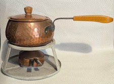 Vintage Stockli Kupfer Fondue