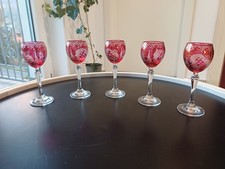 5 Stück edle Bleikristall