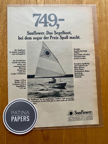1973 sunflower segelboot - 1973, jolle