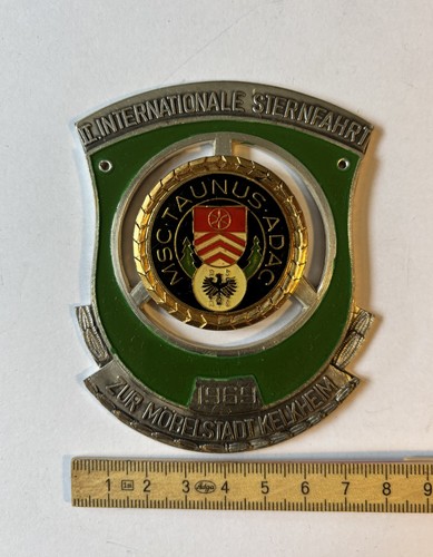 Plakette medaille zur adac - od.,