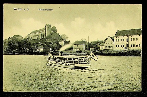 Wettin saale stammschloss - saale,,