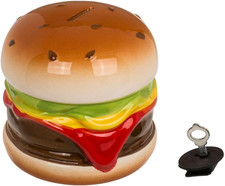 Keramik Spardose im Hamburger