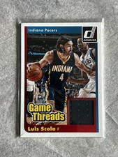 Luis Scola 2015-16 Panini Donruss Patch Relic Worn Jersey NBA Trading Cards RARE