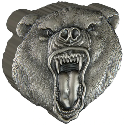 Silbermünze grizzlybär wilde - grizzlybär,