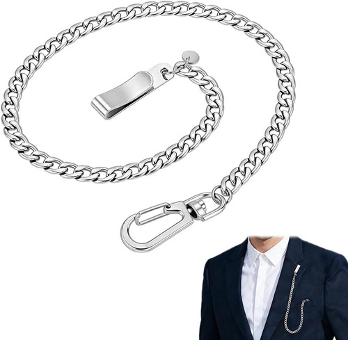 Edelstahl taschenuhr kette - edelstahl,