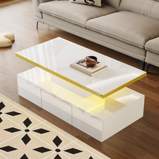 Couchtisch mit LED Leuchte