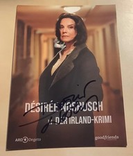 Desiree Nosbusch Original signierte Autogrammkarte Autogramm Karte ARD TV #25