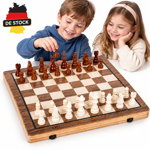 Magnetische holz schach - magnetische,