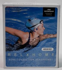 Relxhome Knochenschall Schwimm Kopfhörer MP3 IP68 Wasserdicht 16GB Bluetooth