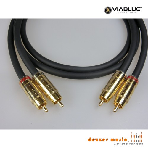 Viablue cinch kabel - viablue, 2x