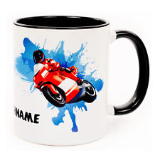 Motorrad Biker Tasse mit Namen Geschenk Motorradfahrer Bikertase Motorradtasse