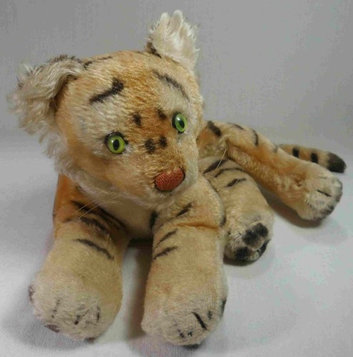 Alter liegender steiff tiger - tiger,