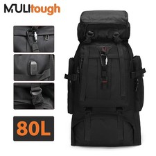 80L Rucksack Wasserdicht Herren Tasche Sport Outdoor Trekking Wanderrucksack 