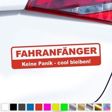 Fahranfänger Aufkleber Keine