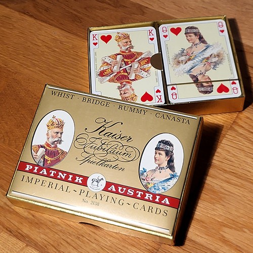 Kaiser jubiläum spielkarten - kaiser,