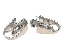 Fussrasten Krallenrasten Vorne Silber für BMW F 650 700 800 R 1150 1200 GS ADV