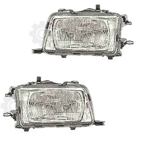 Halogen scheinwerfer set für - scheinwerfer,