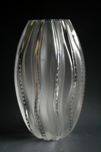 Lalique medusa glas vase - lalique,
