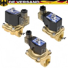 Magnetventil Messing 3/4" 1/2"