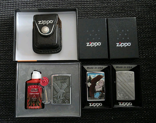 Zippo feuerzeuge mit karton - feuerzeuge,