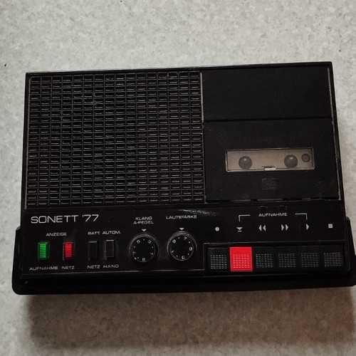 Sonett ddr kassettenspieler - sonett,
