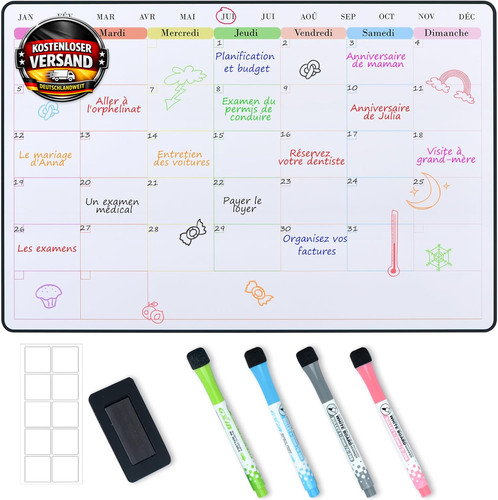 Magnetischer whiteboard - magnetischer,