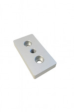 Transportplatte Fußplatte 80x40 Aluprofil M8 bis M16 I-Typ & B-Typ