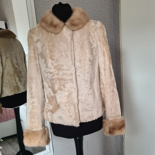Pelzjacke indisch lamm mit - lamm,